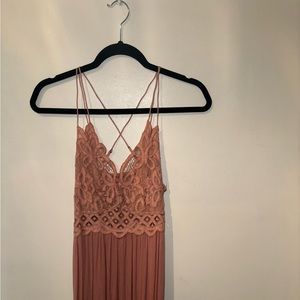 New Women’s Pink XS Long Free Prople Dress